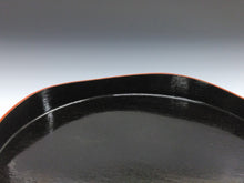 画像をギャラリービューアに読み込む, お買い得茶道具 木製 合塗爪紅 山道盆 九寸 dbsy15595-p
