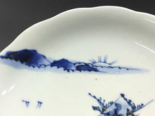 将图片加载到图库查看器，伊万里｜IMARI( 佐賀, 江戸時代後期-1830年頃) 染付山水文 六寸深皿/中皿 1枚 dbsy15599-ミ5R5
