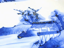 将图片加载到图库查看器，伊万里｜IMARI( 佐賀, 江戸時代後期-1830年頃) 染付山水文 六寸深皿/中皿 1枚 dbsy15599-ミ5R5
