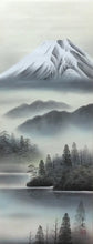 Load image into Gallery viewer, 遠田岳南｜TODA Gakunan「白富士」 尺五立 現代作家中古掛軸 共箱 JY2241
