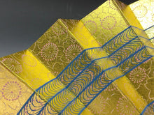 将图片加载到图库查看器，お買い得 京扇子 桜花尽 観世水文 御舞扇/ 仕舞扇/ 観世流 舞扇子袋添 木箱添 dbsy15927-q
