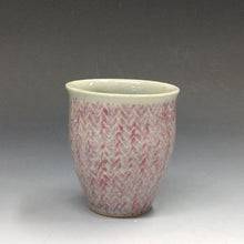 Load image into Gallery viewer, 現代工芸人気作家 島岡桂｜SHIMAOKA Kei(栃木, 1978- ) 益子焼 地釉縄文象嵌湯呑 dbsy15981-ミ
