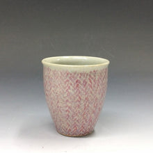將圖片載入圖庫檢視器 現代工芸人気作家 島岡桂｜SHIMAOKA Kei(栃木, 1978- ) 益子焼 地釉縄文象嵌湯呑 dbsy15982-ミ
