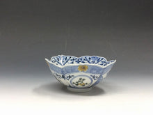 将图片加载到图库查看器，宮内庁御用窯,名匠 山本長左｜YAMAMOTO Choza(石川, 1953- ) 天啓色絵写吉祥文 小鉢 5客揃/ 向付 共箱 dbsy15969-ミ
