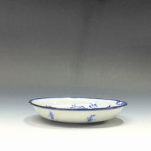 将图片加载到图库查看器，時代もの オールド瀬戸｜Old SETO(愛知, 大正-昭和(1920年代)頃) 手描 扇面染付 四寸 小皿 /豆皿1枚 dbsy16093-ミ
