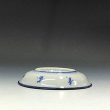 将图片加载到图库查看器，時代もの オールド瀬戸｜Old SETO(愛知, 大正-昭和(1920年代)頃) 手描 扇面染付 四寸 小皿 /豆皿1枚 dbsy16093-ミ
