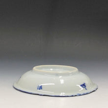 Load image into Gallery viewer, 時代もの (大正-昭和(1920年代)頃) 手描 花鳥染付 芙蓉手 小皿/ 豆皿 1枚 dbsy16095-ミ
