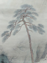 將圖片載入圖庫檢視器 木村棲雲｜(島根/1885-1967) 「梅谿暁渡図」昭和15(1940)年作 尺五立 物故作家掛軸 共箱 島根県立美術館,等所蔵作家 JY2296
