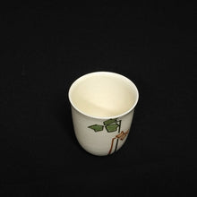 画像をギャラリービューアに読み込む, 昭和レトロ 清水焼Kiyomizu ware( 京都 萬珠堂販売, 大正~昭和前期1930年代頃)湯碗1客 dbsy16418-f
