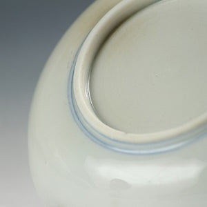 昭和レトロ　有田焼｜Arita ware(佐賀, 昭和期1930年頃) 釉裏彩染付 草文 小皿 1枚 11㎝前後　dbsy15300-j