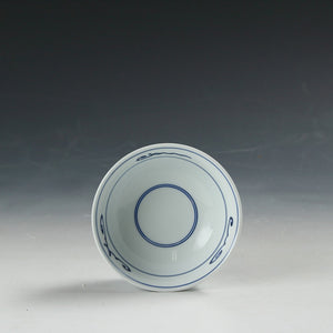 お買い得 有田焼｜Arita ware(佐賀) 手描き染付 くらわんか 小鉢 1客 未使用高級和食器 懐石道具 和食器 抹茶 tea chado ware おしゃれな器 現代工藝作家/伝統工芸工房 デッドストック used 陶芸 陶磁器 古陶磁 porcelain, 高級料亭,レストラン食器茶事/茶会道具 art piece dbsy15364