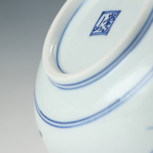お買い得 有田焼｜Arita ware(佐賀) 手描き染付 くらわんか 小鉢 1客 未使用高級和食器 懐石道具 和食器 抹茶 tea chado ware おしゃれな器 現代工藝作家/伝統工芸工房 デッドストック used 陶芸 陶磁器 古陶磁 porcelain, 高級料亭,レストラン食器茶事/茶会道具 art piece dbsy15364