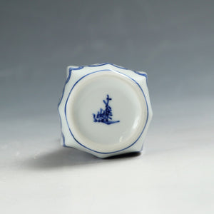 名工 清水焼 浜口文楽｜HAMAGICHI Bunraku-Kiyomizu ｗare( 京都 ) 手描き 染付 徳利 1客 懐石道具 和食器 抹茶 tea chado ware おしゃれな器 現代工藝作家/伝統工芸工房 デッドストック used 陶芸 陶磁器 古陶磁 porcelain, 高級料亭,レストラン食器茶事/茶会道具 art piece dbsy15460