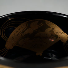 이미지를 갤러리 뷰어에 로드 , 宮地英香 金彩 絵扇文 茶碗 清水焼 dbsy11957-f

