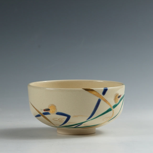 現代工芸作家 橋本 城岳( 橋本女学/ 福井・京都、1907‐ ) 清水焼 色絵 