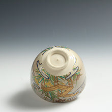 Load image into Gallery viewer, 桃山窯 手塚玉堂 ｜TEDUKA Gyokudo 清水焼 色絵八橋絵 茶碗 共箱 dbsy15785-g
