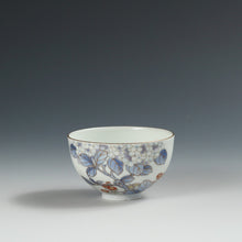 Load image into Gallery viewer, 時代もの オールド香蘭社｜KORANSYA( 明治35(1902)年拝受年書付有り) 色絵金彩 紫陽花図 煎茶器揃 /大隈英磨 (1856-1910早稲田大学前身東京専門学校初代校長/養父 大隈重信) 直筆書簡添 木箱添 dbsy13981-L
