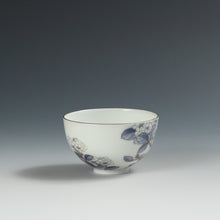 Load image into Gallery viewer, 時代もの オールド香蘭社｜KORANSYA( 明治35(1902)年拝受年書付有り) 色絵金彩 紫陽花図 煎茶器揃 /大隈英磨 (1856-1910早稲田大学前身東京専門学校初代校長/養父 大隈重信) 直筆書簡添 木箱添 dbsy13981-L
