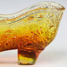 将图片加载到图库查看器，アメリカヴィンテージ BOYD｜ボイド社(USA,1978-80年代) オレンジデイジーボタン アートガラス リボンシューズ 女の子を素敵な処へ運ぶラッキーアイテム dbsy15904-9
