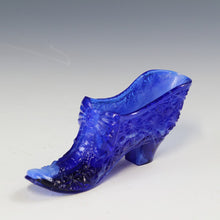 将图片加载到图库查看器，アメリカヴィンテージ BOYD｜ボイド社(USA,1978-80年代) ハニーアンバーデイジーボタン アートガラス リボンシューズ 女の子を素敵な処へ運ぶラッキーアイテム dbsy15905-9
