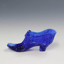 将图片加载到图库查看器，アメリカヴィンテージ BOYD｜ボイド社(USA,1978-80年代) ハニーアンバーデイジーボタン アートガラス リボンシューズ 女の子を素敵な処へ運ぶラッキーアイテム dbsy15905-9
