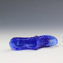 将图片加载到图库查看器，アメリカヴィンテージ BOYD｜ボイド社(USA,1978-80年代) ハニーアンバーデイジーボタン アートガラス リボンシューズ 女の子を素敵な処へ運ぶラッキーアイテム dbsy15905-9
