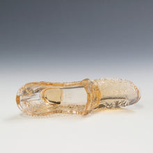 将图片加载到图库查看器，アメリカヴィンテージ BOYD｜ボイド社(USA,1978-80年代) ブルーマーブルデイジーボタン アートガラス リボンシューズ 女の子を素敵な処へ運ぶラッキーアイテム dbsy15906-9
