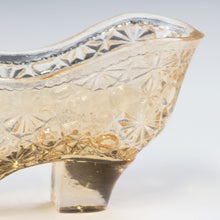 将图片加载到图库查看器，アメリカヴィンテージ BOYD｜ボイド社(USA,1978-80年代) ブルーマーブルデイジーボタン アートガラス リボンシューズ 女の子を素敵な処へ運ぶラッキーアイテム dbsy15906-9
