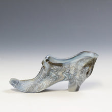 Load image into Gallery viewer, アメリカヴィンテージ BOYD｜ボイド社(USA,1978-80年代) スモークマーブルデイジーボタン アートガラス リボンシューズ 女の子を素敵な処へ運ぶラッキーアイテム dbsy15907-9
