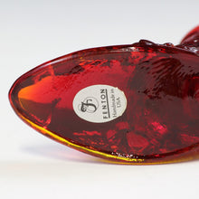 将图片加载到图库查看器，アメリカヴィンテージ FENTON｜フェントン(USA,1950-70年代) スカーレットキャベツローズ アートガラス キャットシューズ 女の子を素敵な処へ運ぶラッキーアイテム dbsy15897-9
