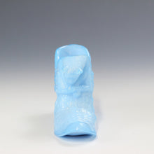 将图片加载到图库查看器，アメリカヴィンテージ BOYD｜ボイド社(USA,1978-80年代) デイジーボタン ブルーミルクガラス キャットシューズ 女の子を素敵な処へ運ぶラッキーアイテム dbsy15900-9
