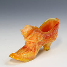 将图片加载到图库查看器，アメリカヴィンテージ BOYD｜ボイド社(USA,1978-80年代) デイジーボタン オレンジミルクガラス キャットシューズ 女の子を素敵な処へ運ぶラッキーアイテム dbsy15902-9
