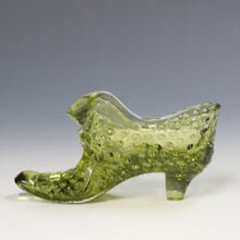 將圖片載入圖庫檢視器 アメリカヴィンテージ FENTON｜フェントン(USA,1950-70年代) グリーンボブネイル アートガラス キャットシューズ 女の子を素敵な処へ運ぶラッキーアイテム dbsy15889-9
