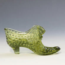 將圖片載入圖庫檢視器 アメリカヴィンテージ FENTON｜フェントン(USA,1950-70年代) グリーンボブネイル アートガラス キャットシューズ 女の子を素敵な処へ運ぶラッキーアイテム dbsy15889-9
