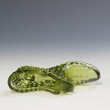 將圖片載入圖庫檢視器 アメリカヴィンテージ FENTON｜フェントン(USA,1950-70年代) グリーンボブネイル アートガラス キャットシューズ 女の子を素敵な処へ運ぶラッキーアイテム dbsy15889-9
