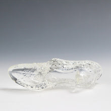 将图片加载到图库查看器，アメリカヴィンテージ FENTON｜フェントン(USA,1950-70年代) クリアデイジーボタン アートガラス シューズ 女の子を素敵な処へ運ぶラッキーアイテム dbsy15881-9
