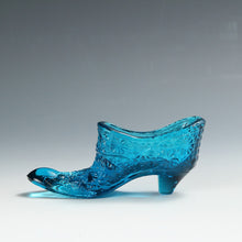 將圖片載入圖庫檢視器 アメリカヴィンテージ FENTON｜フェントン(USA,1950-70年代) ブルーデイジーボタン アートガラス シューズ 女の子を素敵な処へ運ぶラッキーアイテム dbsy15882-9
