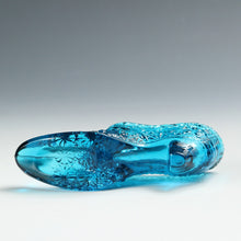 將圖片載入圖庫檢視器 アメリカヴィンテージ FENTON｜フェントン(USA,1950-70年代) ブルーデイジーボタン アートガラス シューズ 女の子を素敵な処へ運ぶラッキーアイテム dbsy15882-9
