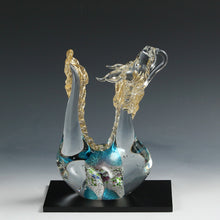 将图片加载到图库查看器，現代の名工 黒木国昭｜KUROKI Kuniaki(宮崎, 1945- ) 金彩象嵌 光琳「辰」/龍 共箱 dbsy15963-9
