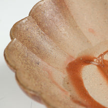 将图片加载到图库查看器，名工 永末隆平｜NAGASUE Ryuhei(岡山, 1951- ) 備前 輪花鉢 5客揃 共箱 dbsy15971-ミ
