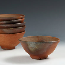 将图片加载到图库查看器，名工 森本英助｜MORIMOTO Eisuke(岡山, 1941- ) 備前 飯茶碗 6客揃 共箱 dbsy15973-ミ
