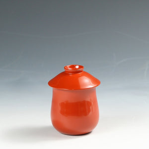 伝統工芸 輪島塗｜Wajima lacquer ware ( 石川県 ) 布着本堅地 朱 小吸物椀 1客 dbsy14710-y