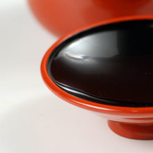 画像をギャラリービューアに読み込む, 伝統工芸 輪島塗｜Wajima lacquer ware ( 石川県 ) 布着本堅地 朱 小吸物椀 1客 dbsy14710-y
