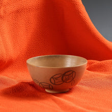 将图片加载到图库查看器，名工 二代 久楽弥助｜KYURAKU Yasuke 2nd(京都, 1807-1868) 鉄絵 七宝文 小服茶碗 木箱添 dbsy16144-b
