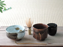 Load image into Gallery viewer, First tea ceremony set, 5 pieces, set of tea bowls, wrapping cloth, basket included, s2-o

