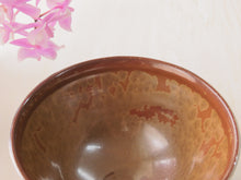 Load image into Gallery viewer, My first tea utensils Fujiyama Tenmoku tea bowl with crystal glaze and ring s17-q
