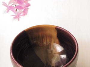 初めての茶道具 森澤昭三 九谷焼 深厚釉茶碗 s18