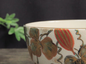 我的第一个茶道器具 京都川添聚乐 彩瓜茶碗 s22-q