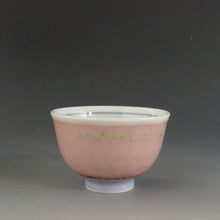 Load image into Gallery viewer, Ichiigama Kazuaki Tanaka peach-blossom glaze glazed red sencha bowl for 5 people, also for matcha pouring dbfsy10022-e
