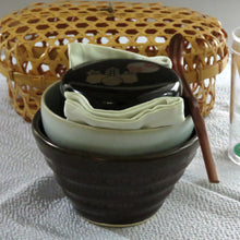 Load image into Gallery viewer, Small tea utensils set, nesting bowl, tea utensils, tea scoop, new chasen, 5-piece set dbsy10089-s
